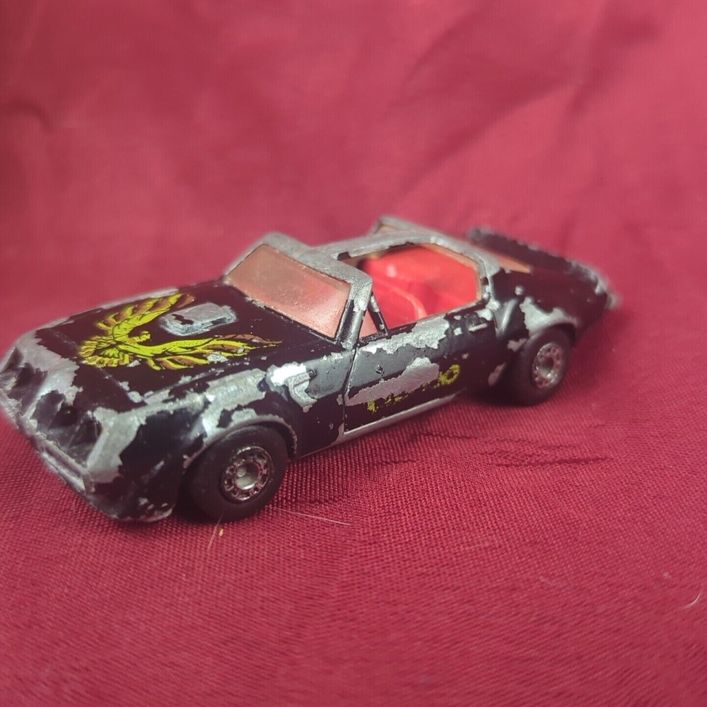 MATCHBOX SUPERFAST PONTIAC FIREBIRD LOOSE USED BLACK‎